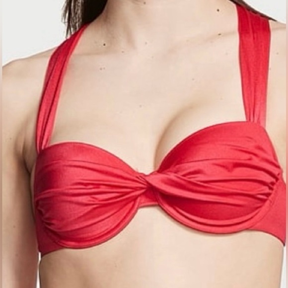 VICTORIA'S SECRET NWT Twist Balconette Bikini Top - Picture 2 of 5